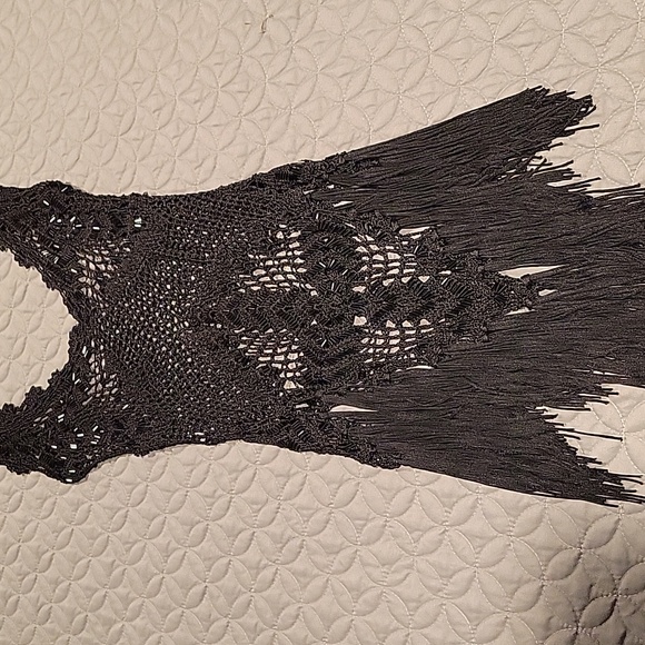 Black Beaded Top, Size XS - Picture 5 of 5